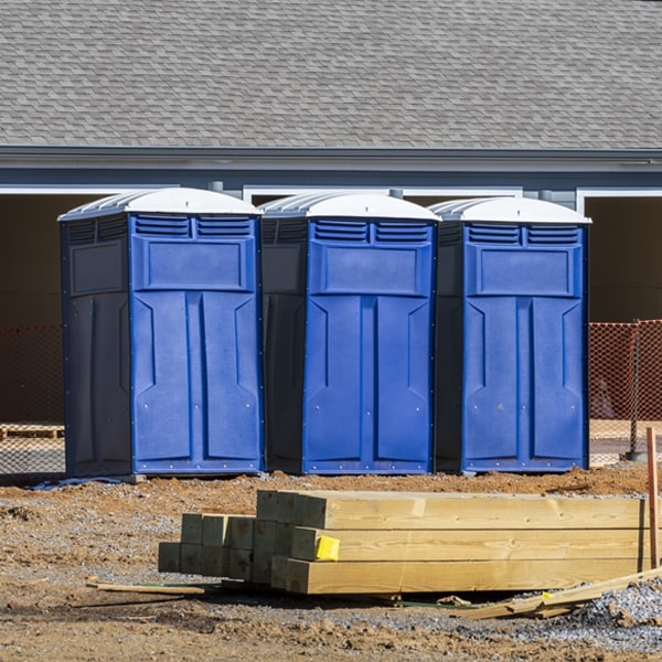what is the maximum capacity for a single portable toilet in Wagner